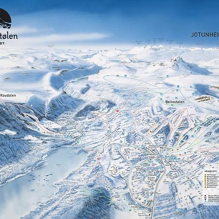 Leilighet Beitostolen Sentrum, Terrasse Og Innendors Parkering 외부 사진