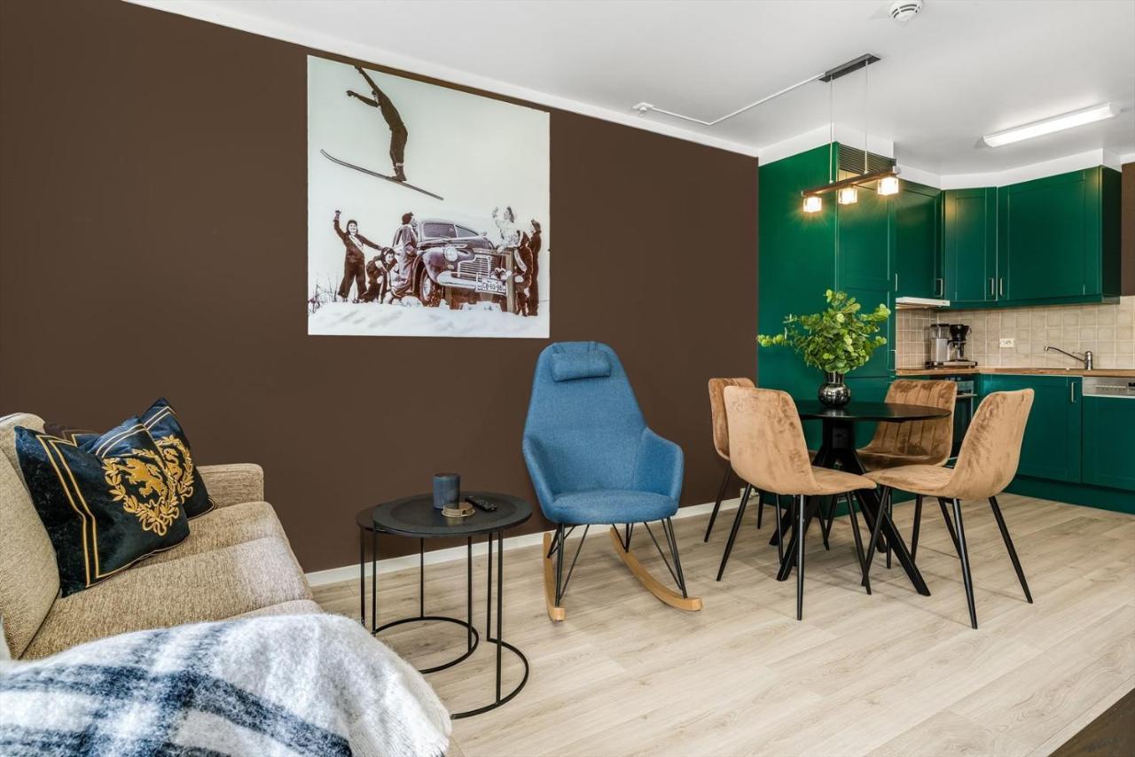 Leilighet Beitostolen Sentrum, Terrasse Og Innendors Parkering 외부 사진